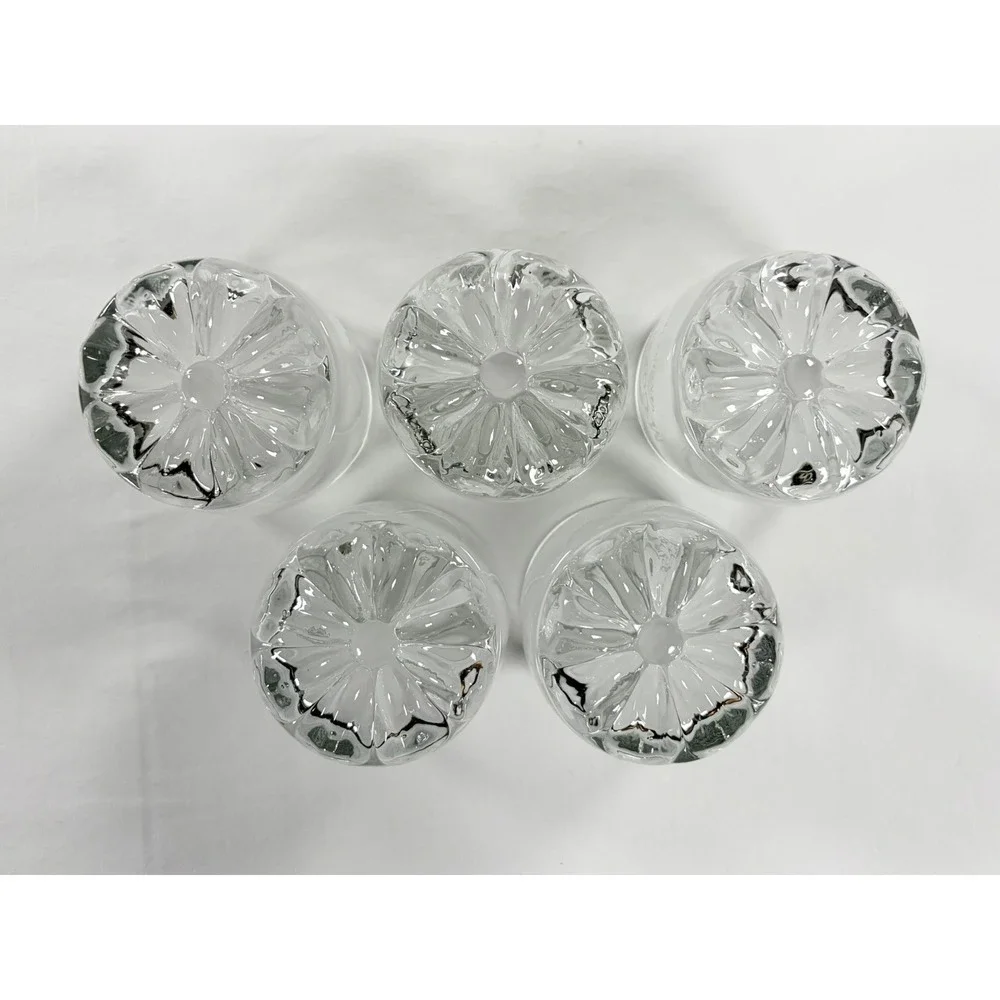Set of 5 Vintage McCormick's Imported Irish‎ Whiskey Rocks Glasses Bubble Base